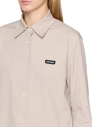  - MIU MIU - Logo Patch Shirt