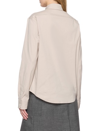 Back View - Click To Enlarge - MIU MIU - Logo Patch Shirt