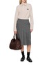 Figure View - Click To Enlarge - MIU MIU - Logo Patch Shirt