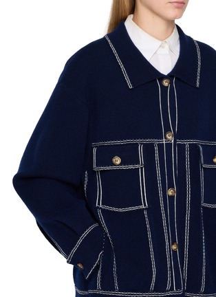  - BAZ & FRIENDS - x Cynthia & Xiao Knit Cashmere Denim Jacket