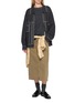 Detail View - Click To Enlarge - BAZ & FRIENDS - x Cynthia & Xiao Knit Denim Jacket