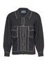 Main View - Click To Enlarge - BAZ & FRIENDS - x Cynthia & Xiao Knit Denim Jacket