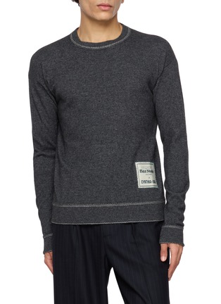 Front View - Click To Enlarge - BAZ & FRIENDS - x Cynthia & Xiao Knit Cashmere Sweater