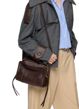 Front View - Click To Enlarge - LOEWE - Mini Amazona 180 Leather Bag