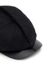 Detail View - Click To Enlarge - COMME DES GARCONS SHIRT ACCESSORIES - Leather Brim Gavroche Hat
