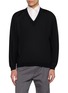 GOOD PEOPLE GOOD STITCHING GOOD PRODUCT V Neck Knit Sweater