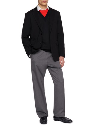Figure View - Click To Enlarge - GOOD PEOPLE GOOD STITCHING GOOD PRODUCT - V Neck Knit Sweater