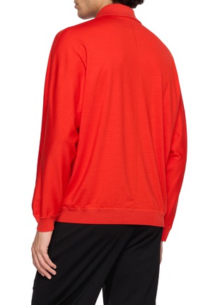 Back View - Click To Enlarge - GOOD PEOPLE GOOD STITCHING GOOD PRODUCT - Knit Polo Shirt