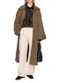Figure View - Click To Enlarge - KATLIAX - Raw Edge Lattice Overlay Shirt