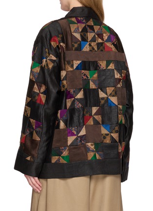 Back View - Click To Enlarge - KATLIAX - Triangle Patchwork Jacket