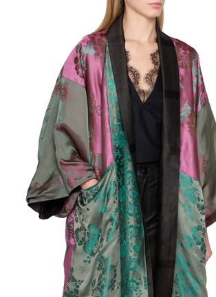  - KATLIAX - Floral Jacquard Kimono Style Robe