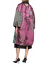 Back View - Click To Enlarge - KATLIAX - Floral Jacquard Kimono Style Robe