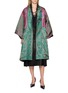 KATLIAX Floral Jacquard Kimono Style Robe