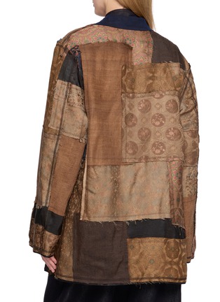 Back View - Click To Enlarge - KATLIAX - Raw Edge Patchwork Jacket