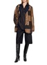 Figure View - Click To Enlarge - KATLIAX - Raw Edge Patchwork Jacket