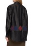 Back View - Click To Enlarge - KATLIAX - Point Collar Cracked Triangle Patterned Shirt