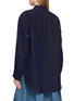Back View - Click To Enlarge - KATLIAX - Point Collar Cracked Textured Lining Shirt