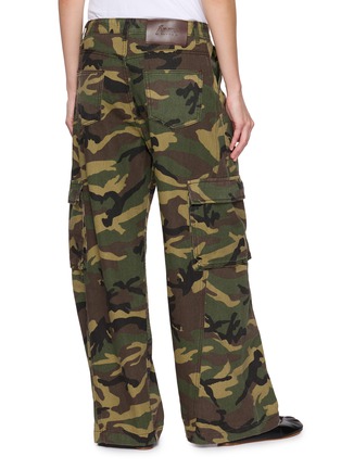 Back View - Click To Enlarge - ÁMR DE SAÍSON - Relaxed Camouflage Print Cargo Trousers