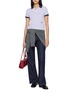 Figure View - Click To Enlarge - ÁMR DE SAÍSON - Low Rise Bootcut Cotton Denim Jeans