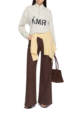 Figure View - Click To Enlarge - ÁMR DE SAÍSON - Logo Quarter Zip Sweatshirt