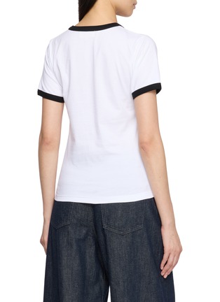 Back View - Click To Enlarge - ÁMR DE SAÍSON - Hong Kong Cotton Ringer T-shirt