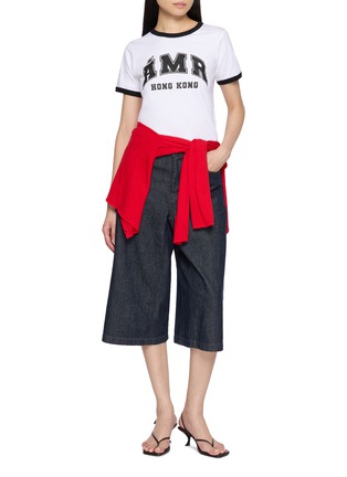 Figure View - Click To Enlarge - ÁMR DE SAÍSON - Hong Kong Cotton Ringer T-shirt