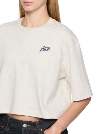  - ÁMR DE SAÍSON - AMR Boxy Cropped Terry Cotton T-shirt