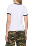 Back View - Click To Enlarge - ÁMR DE SAÍSON - AMR Boxy Cropped Terry Cotton T-shirt