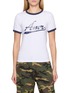 ÁMR DE SAÍSON AMR Boxy Cropped Terry Cotton T-shirt