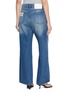 Back View - Click To Enlarge - ÁMR DE SAÍSON - Embroidered Star Oversized Denim Jeans