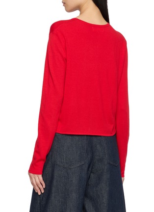 Back View - Click To Enlarge - ÁMR DE SAÍSON - Essential Cashmere Cardigan