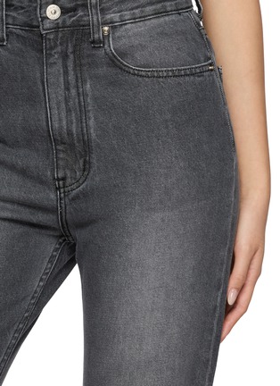  - ÁMR DE SAÍSON - High Rise Straight Leg Cotton Denim Jeans
