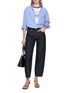 Figure View - Click To Enlarge - ÁMR DE SAÍSON - Low Rise Balloon Jeans