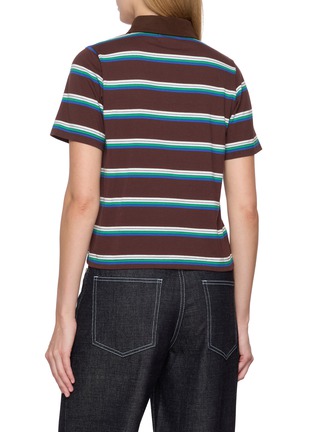 Back View - Click To Enlarge - ÁMR DE SAÍSON - Striped Polo Shirt