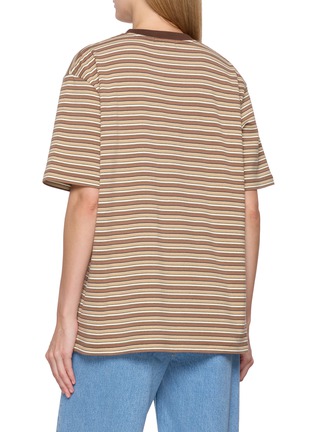 Back View - Click To Enlarge - ÁMR DE SAÍSON - Striped Relaxed T-shirt