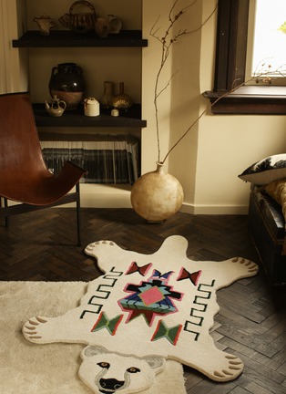  - DOING GOODS - Kasbah Large Polar Bear Wool Rug