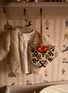  - DOING GOODS - Floral White Tiger Gift Hanger