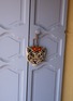  - DOING GOODS - Floral White Tiger Gift Hanger