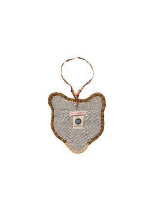 Detail View - Click To Enlarge - DOING GOODS - Archie Check Bear Wool Gift Hanger