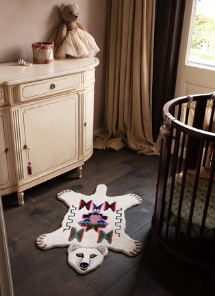  - DOING GOODS - Small Kasbah Polar Bear Wool Rug