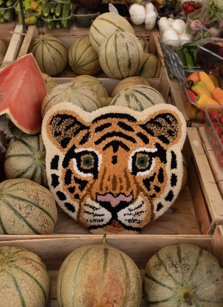  - DOING GOODS - Cloudy Tiger Head Wool Rug