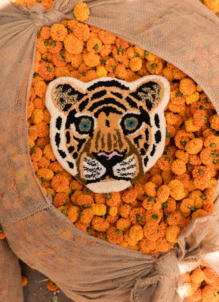  - DOING GOODS - Cloudy Tiger Head Wool Rug