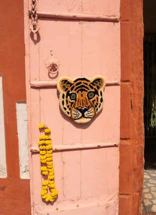 - DOING GOODS - Cloudy Tiger Head Wool Rug