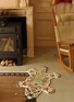  - DOING GOODS - Small Jill Tiger Floral Wool Rug