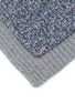 Detail View - Click To Enlarge - LANE'S - Colour Block Merino Wool Cape