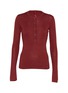Main View - Click To Enlarge - SKIMS - Essential Knit Henley Top
