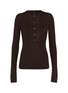 Main View - Click To Enlarge - SKIMS - Essential Knit Henley Top
