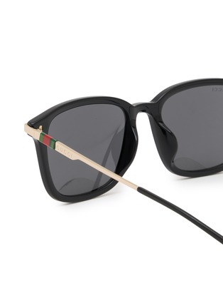 Detail View - Click To Enlarge - GUCCI - Acetate Square Sunglasses