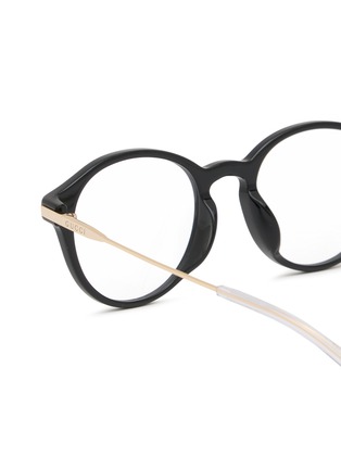 Detail View - Click To Enlarge - GUCCI - Acetate Round Optical Glasses