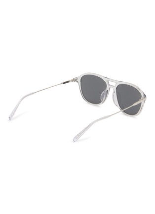 Figure View - Click To Enlarge - GUCCI - Acetate Round Aviator Sunglasses